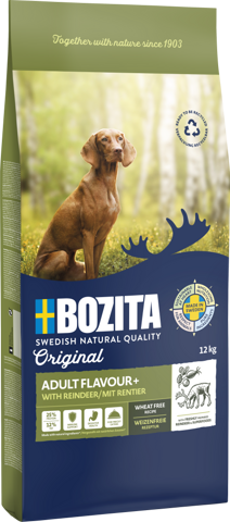 BOZITA Hunde-Trockenfutter Original Adult Flavour Plus mit Rentier